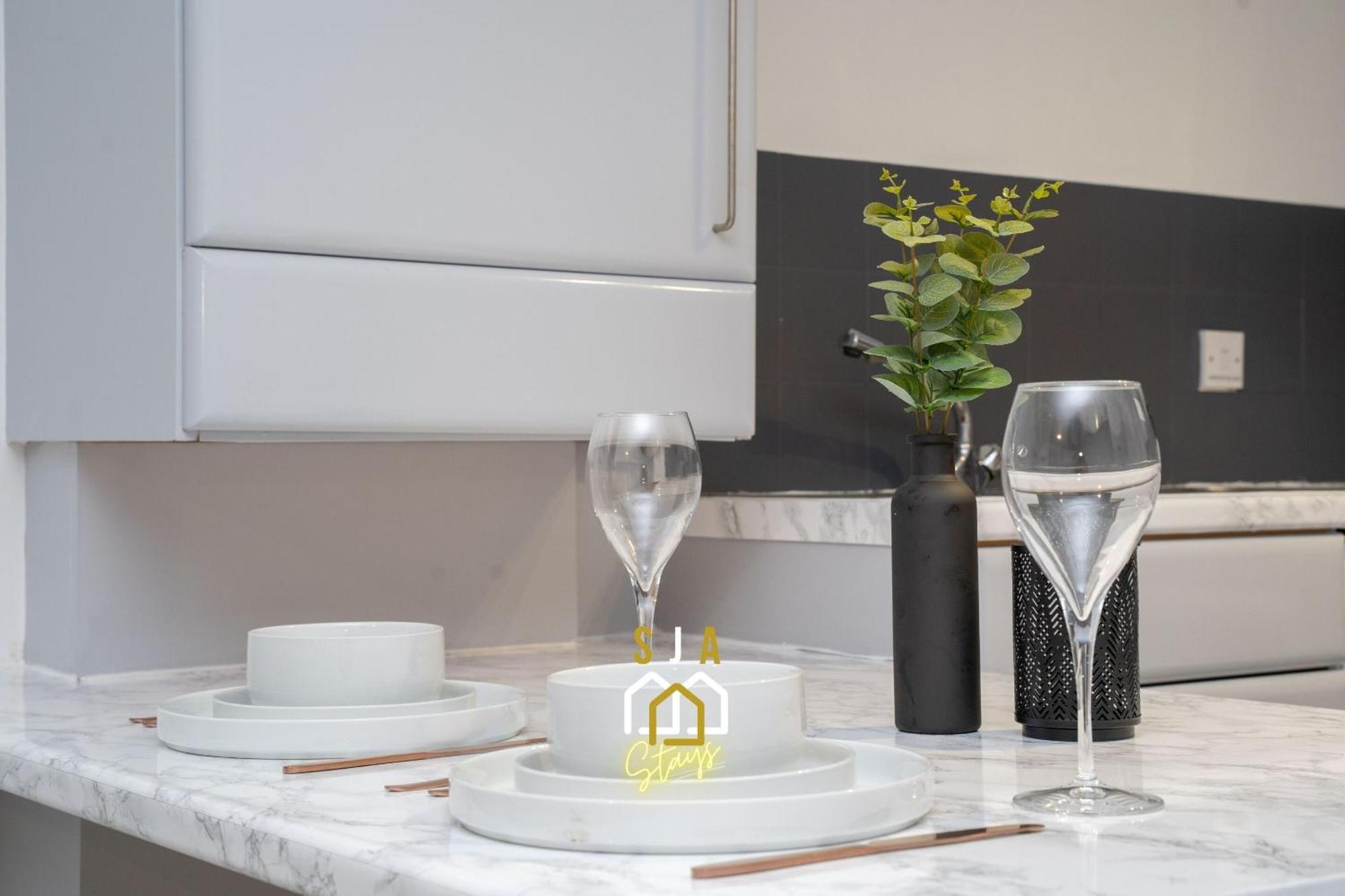 Panacotta House - Sja Stays - Modern 1 Bed Apartment Aberdeen Dış mekan fotoğraf